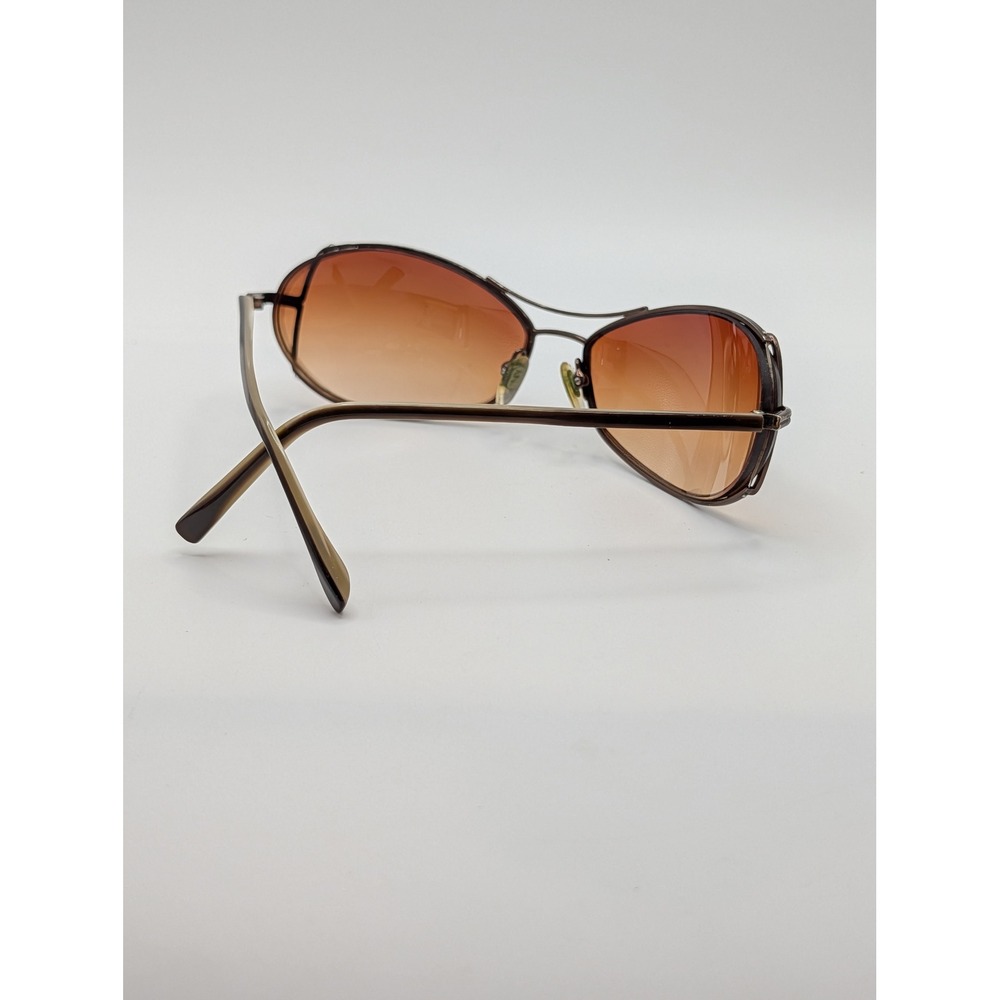 Jones New York J907 Brown Metal Semi-Rimless Eyeglass Frames 125